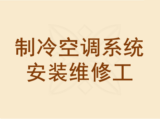 制冷空调系统安装维修工
